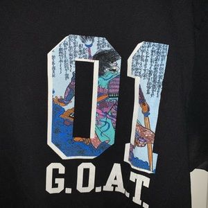 Black GOAT tee